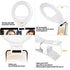 Video Conference Lighting Touch Control Ring Light for Computer Clip On Laptop Monitor for Webcam Lighting/Zoom Lighting/Live Streaming