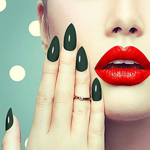 WOKOTO 20 Sheets Solid Color Nail Polish Strips Stickers Self-Adhesive Stick On Gel Nail Strips Full Nail Wraps for Women Nails Art with Nail File