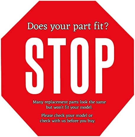 Upgraded Lifetime Appliance 218428121 Door Handle Compatible with Frigidaire Refrigerator (Black)