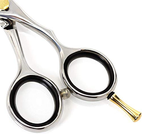 Equinox Professional Razor Edge Series - Barber Hair Thinning/Texturizing Scissors/Shears - 6.5 Inches Overall Length with Fine Adjustment Tension Screw - Stainless Steel