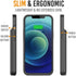 Alpatronix Battery Case for iPhone 13 and iPhone 13 Pro (6.1 inch), Strong Slim Portable Protective Extended Charger Cover with Wireless Charging and Certified Connector Chip (BX13) – Black