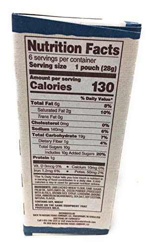 Back To Nature Classic Creme Mini Cookies 6 Count, 1 OZ