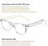 DeBuff Kids Blue Light Blocking Glasses Boys Girls Nerd Blue Light Blockers Age 3-12 (Clear)