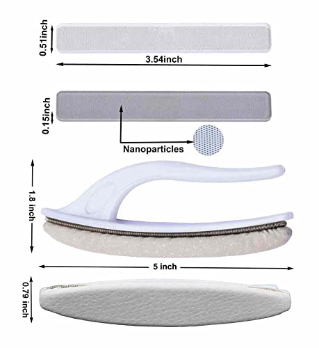 Premium Upgrade Lucency Nail Buffers for Natural Nails, Artificial Nails and Chamois Nail Buffer, All in One Step, beUakso Premium Upgrade Natural Nail Buffer and Shine Kit with Gift Box