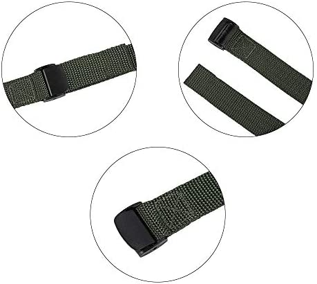 Folgtek 5 Pack Trail & Game Camera Mounting Straps Portable UV Resistant and Foldable Nylon Fiber Strap, Hunting Camera Tree Strap Belts Kit 145cm for Trail Cameras Accessory (Dark Green)