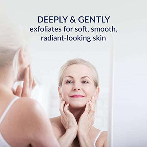 Plexaderm Peppermint Exfoliating Skin Cleanser, Hydrating Facial Cleanser, Gentle Cleanser for Pore Minimizer & Acne Face Wash, Exfoliating Cleanser