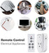 BN-LINK Wireless Remote Control Electrical Outlet Switch for Lights, Fans, Christmas Lights, Small Appliance, Long Range White 10A/1200W, 1 Remote + 1 Outlet