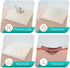 Dimora Silicone Foam Dressing with Border Adhesive 4"x4" Waterproof Wound Dressing Bandage for Wound Care 10 Pack
