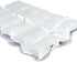 Disposable Ice Packs Sheets for Frozen Food Shipping, Cold Freezer Packs for Coolers Lunch Box, Dry Ice Shipping Cold Packs Ice Frozen Gel Packs for Perishable Mailing Storage, 2 x 6 Cells, 4 Sheets