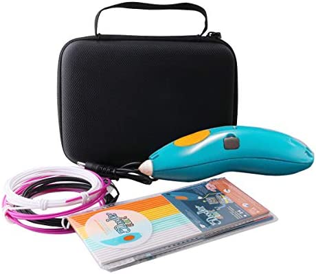 WERJIA Hard Carrying Case Compatible with 3Doodler Start 3D Printing Pen (Black)