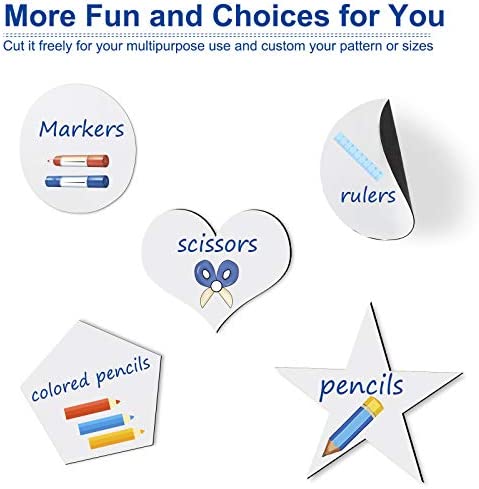 Dry Erase Whiteboard Sticker for Fridge, 16.5×11.7in Removable Whiteboard Sheet for Non-Magnetic Stainless Steel Glass Door w/ 2 Markers & 1 Eraser, Washable Sticky Note, No Residue, Any Shiny Surface