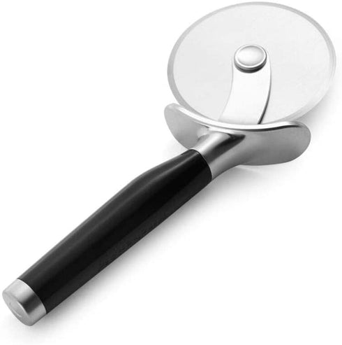 KitchenAid All Purpose Shears with Protective Sheath, 8.72-Inch, Black & Classic Pizza Wheel, 9-Inch, Black