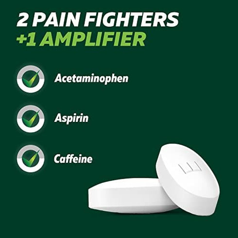 Excedrin Migraine Relief Caplets to Alleviate Migraine Symptoms - 100 Count