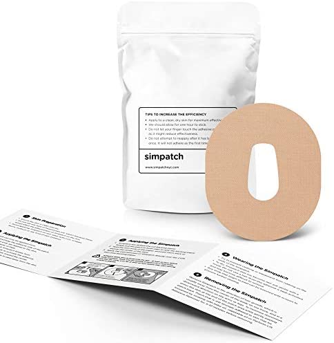 SIMPATCH – Dexcom G6 Adhesive Patch (25-Pack) – Waterproof Adhesive, CGM Patches – Multiple Color Options