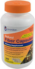Guardian Fiber Capsules, Natural Psyllium Husk Supplement, 360 Count (520mg per Capsule), Fiber Pills