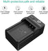 LP-E10 Battery Charger, LP Charger Compatible with Canon EOS Rebel T7, T6, T5, T3, T100, 4000D, 3000D, 2000D, 1500D, 1300D, 1200D, 1100D & More (Not for T3i T5i T6i T6s T7i)