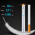 USB Lighter Rechargeable 2 Pack Mini Electric Flameless Windproof Portable Slim Cigarette Lighters (Silver and Rose Gold)