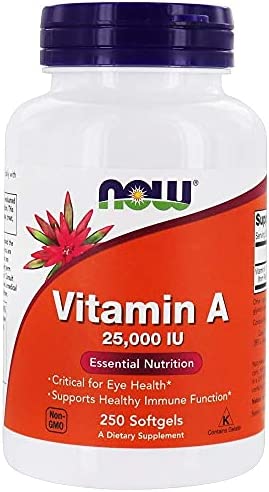 A 25,000 IU - Now Foods - 250 - Softgel