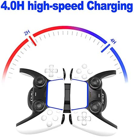 PS5 Controller Charger,Zamia Dual USB PS5 Controller Charging Station for Sony Playstation 5 Charging Dock Stand Station Digital Edition DualSense