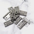 Adiyer 10pcs 304 Stainless Steel 1-inch Folding Butt Hinges Small Hinges Mini Door Hinges for Case Wooden Jewelry Box Lid Crafts (25mm x 24.5mm x 1mm)