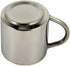 Silver Stainless Steel Double Wall Espresso Cups, XL, Set of 4
