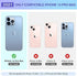 MILPROX Compatible with iPhone 13 Pro Max Case (2021), Glitter Sparkly Shiny Bling Rubber Gel Shell Cases 3 Layers Shockproof Protective Bumper Cover for iPhone 13 Pro Max 6.7" 2021-Blue