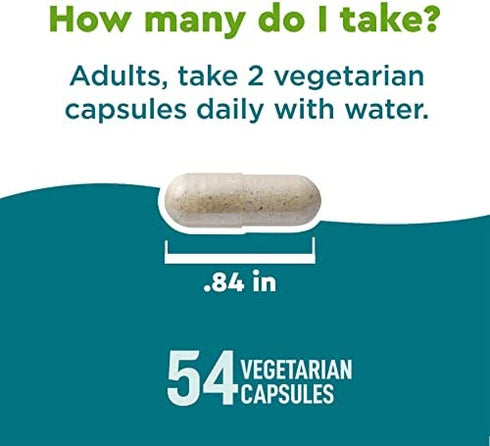 Nature Made Wellblends Calm & Relax, Ashwagandha 125 mg, Magnesium 300 mg, 54 Vegetarian Capsules