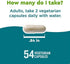 Nature Made Wellblends Calm & Relax, Ashwagandha 125 mg, Magnesium 300 mg, 54 Vegetarian Capsules
