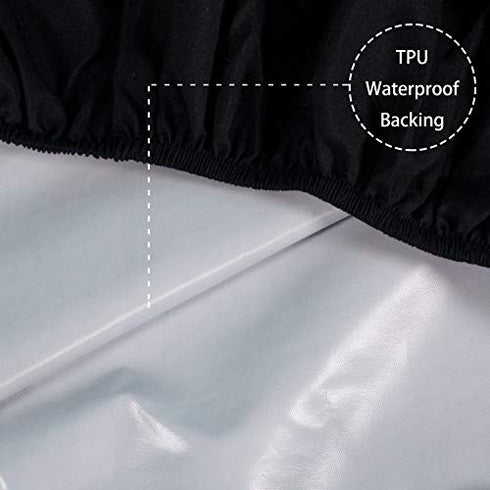 Belsden 2 Pack Waterproof Changing Pad Cover, Soft Microfiber Diaper Change Table Sheets for Baby Boys and Girls, Fit 32" x 16" Changing Pad, Machine Washable Durable, Black & Dark Grey