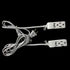Multi Plug Outlet Extender Box,3-Outlet Surge Protector Power Strip with 3rd Grounding Pin, Input :2 Flat pins,Output:3X3pins( 3rd Grounding Pin),3FT,6Ft,9Ft,15Ft Long Extension Cord, White (1.8m/6Ft)