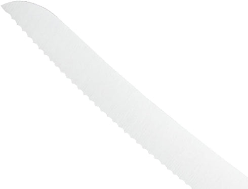 Mercer Culinary Millennia Black Handle, 10-Inch Curved Wavy Edge, Bread Knife
