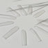 120Pcs Extra Long Nail Tips with Box,Clear XXL Straight Tapered Square Full Cover Nail Tips, Press On False Nail Tips for Salons and DIY Nail Art at Home(12 Sizes)