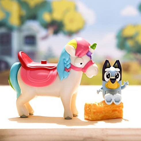Bluey Vehicle and Figure Pack, 2.5-3" Articulated Figures - Unipony (13050)