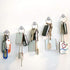 Double Headed Picture Hangers Nails Small Head Thumb Tacks Wall Hanging Picture Photo Hanging Hook Pins for Home Office Hanging Picture Photo Decorations (Silver,25 Pieces)