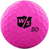 WILSON Staff Fifty Elite Golf Ball, Pink