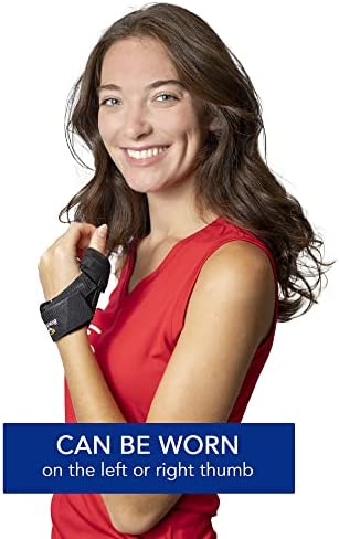 Mini Thumb Spica for Arthritis & DeQuervain Tenosynovitis Treatment-Stabilize CMC, MCP Joints Carpal Tunnel, Sprains, & Trigger Pain Relief by Brace Direct