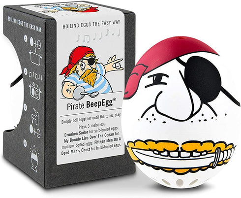 Brainstream A004690 BeepEgg Singing Floating Egg Timer, Pirate