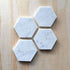 INA KI Natural Marble and Stone Coaster With Anti-Skid Cork Bottom (For home, Kitchen, Bath & Spa)