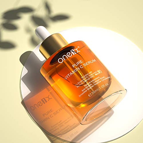 Vitamin C Serum for Face, VC Facial Serum with Retinol and Hyaluronic Acid, Glow Serum Removes Dark Spot and Acne, Anti-aging Oxidant Serums for Woman 1 Fl.OZ