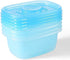 Gladware Freezerware Food Storage Containers | Small Food Storage Containers, Small Containers in Rectangle Shape Hold up to 24 Ounces of Food, 4 Count Set