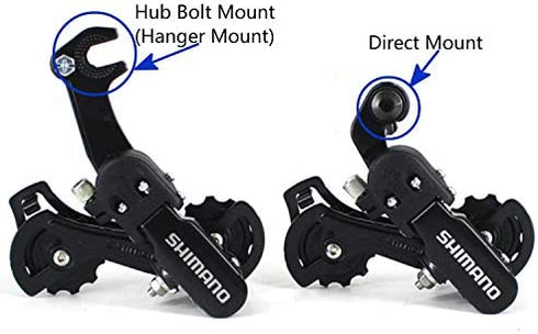 Inkesky RD-TZ31-GS 6/7 Speed Rear Derailleur with Direct Mount, Medium Cage, for Mountain Bike