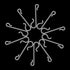 Jetec Christmas Tree Hooks Christmas Ornament Hangers Weatherproof Plastic Hooks Transparent Accessories Hooks Home Decoration, Party Supplies for Christmas Tree, Christmas Wreath (200)