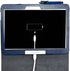 Kuesn for Samsung Galaxy Tab 4 10.1 SM-T530 T531 Book Cover Case and Tab 3 10.1 GT-P5200 P5210 Tablet Folio Flip Book Cover Case with Magnet Closured (Dark Blue)