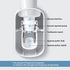 MOPMS Toothpaste Dispenser Wall Mounted for Bathroom Automatic Toothpaste Squeezer for Kids and Adult (Black-1Pcs)