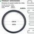Gasket Replacement Rubber Ring Seal Rings Gaskets Part for Nutribullet Replacement Parts Accessories Blender 900 Series 600W and 900W