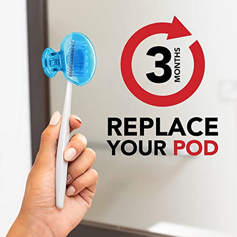 Steripod TB Protector (8 pods) Multi Exclusive Colors, 2 Count (Pack of 4)