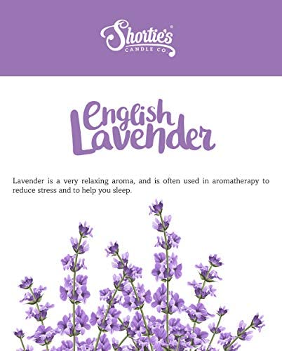 Pure English Lavender Premium Tealight Candles - Highly Scented with Essential & Natural Oils - 6 Purple Tea Lights - Beautiful Candlelight - Made in The USA - Flower & Floral Collection