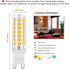 KLG G9 LED Dimmable Bulbs 6W, 40W 60W Halogen G9 Bulbs Equivalent, G9 LED Bulbs Soft White 3000K, AC120V 540lm, G9 Looped Base, Pack of 5