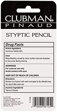 Clubman Styptic Pencil Jumbo (3 Pack)