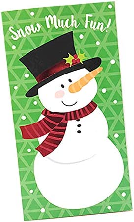 Variety Pack of 8 Fun Christmas Holiday Money Holder Cards Plus 8 Envelopes. 6 Unique Designs (and 2 random repeat designs) All In One Set